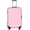 Light Pink White Polka Dots, variant on Light Pink White Polka Dots Elastic Washable Fun Pattern Travel Luggage Cover Suitcase Protector Small (18-21 inch suitcase)