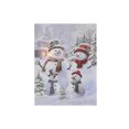 thumbnail image 1 of Led Canvas Wall Art Double Snowman, 1 of 4