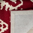 thumbnail image 4 of SAFAVIEH Wyndham Dzvonko Southwestern Wool Area Rug, Red/Ivory, 8' x 10', 4 of 7