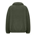 thumbnail image 5 of Lenpel Women Fleece Sweatshirts Pullover Half Zip Long Sleeve Casual Fuzzy Warm Jackets Winter Outerwear with Pocket, 5 of 6