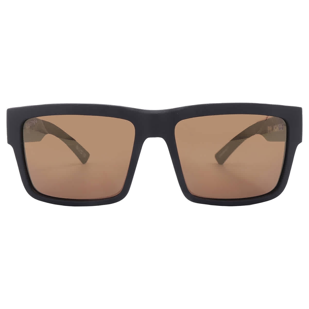 Spy Optic Montana Men’s Sunglasses with Black Soft Matte Frame and HD Plus Bronze with Gold Spectra Lens
