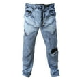 thumbnail image 2 of Unisex Adult 100% Cotton Faux Denim Jeans Lounge Pants With Drawstring Waist - Medium, 2 of 4