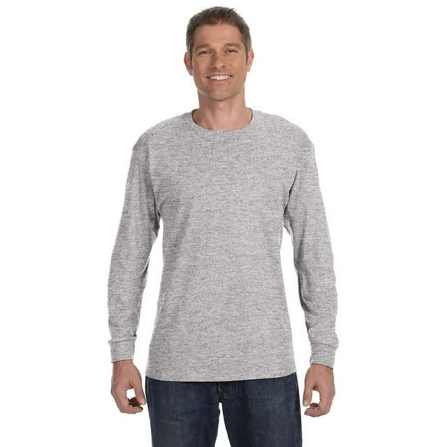 Hanes - T-Shirt à Manches Longues Authentique