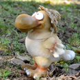 thumbnail image 3 of S SERENABLE Canard en Résine Mini Animal Réaliste Mignon Sculpture Debout pour Jardin, 3 of 8