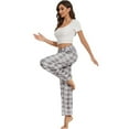 thumbnail image 6 of Rosa Junio Comfy Pajama Pants for Women, Stretch Drawstring Lounge Pants with Pockets, Soft Casual Pjs Sleep Bottoms, 6 of 6