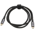 thumbnail image 1 of Cable de datos USB4 cable de datos tipo C transmisión de alta velocidad de 40 Gbps de alta eficiencia gris espacial para tabletas Fugacal Otros, 1 of 8