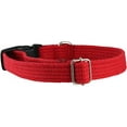 thumbnail image 3 of Cotton Web Adjustable Dog Collar with Locking Device 4 Sizes Red (Small: Neck 11.5"-15.5"; Width 1/2"), 3 of 3