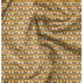 thumbnail image 1 of Soimoi Crepe Silk Fabric Cat Animal Print Fabric by The Yard 42 Inch Wide, 1 of 5