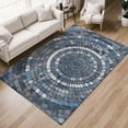 thumbnail image 6 of Addison Rugs Mayfield Premium Machine Washable Transitional Geometric Navy Rectangle Rug, 8' x 10', 6 of 6