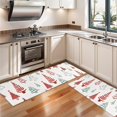 thumbnail image 3 of Kitchen Rugs Sets Of 2,Multicolor Christmas Tree Pattern Anti Fatigue Kitchen Mat Rugs Non Slip Washable,Decorative Kitchen Floor Mats for Kitchen,Sink,Laundry,17"X47", 3 of 5