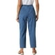 thumbnail image 3 of Pantalones de mezclilla elásticos para mujer INSPIRE CHIC, estilo mom, azul XS, 3 of 6