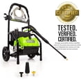 thumbnail image 2 of Greenworks 1800-PSI 13 Amp 1.1-GPM Electric Pressure Washer, 5106102, 2 of 10
