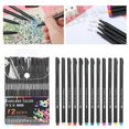 thumbnail image 4 of 0.4mm Fine Point Colored Line Drawing Pens Journal Markers Fineliner Painting Accessories, 4 of 5