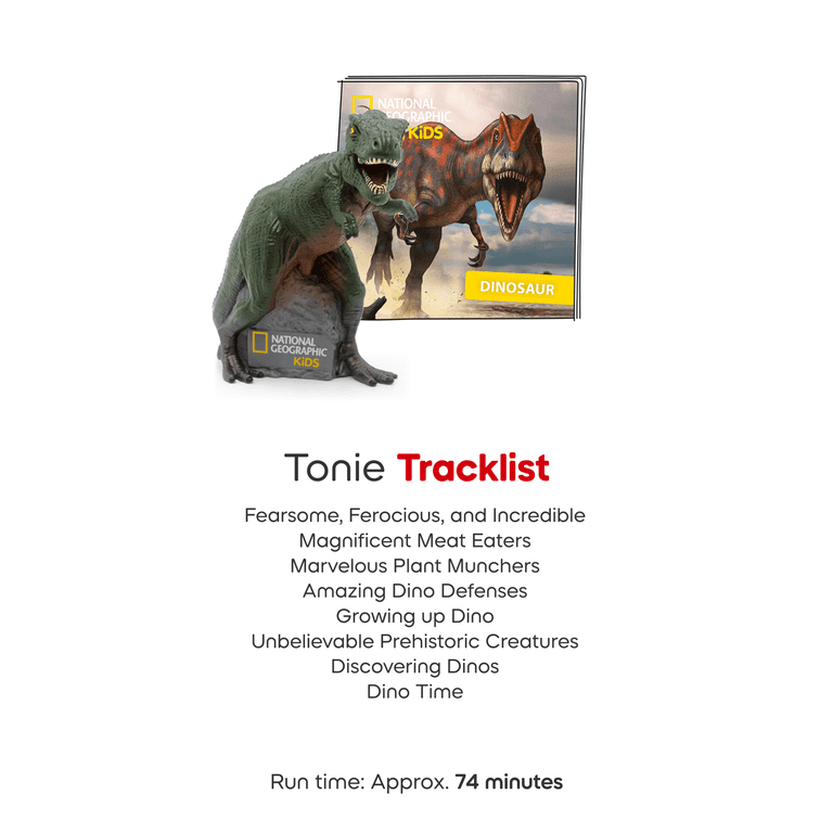 tonies, Dinosaur Audio Toy Figurine, National Geographic Kids, 6+