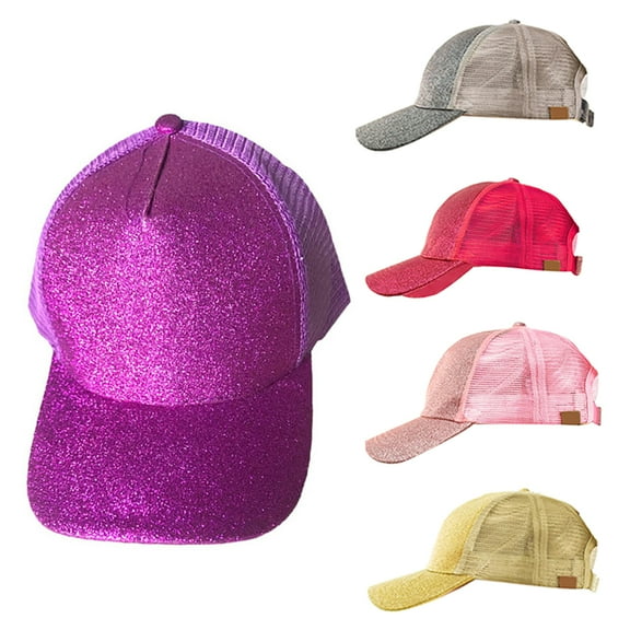 SPRING PARK Women Vintage Washed Cotton Soft Mesh Adjustable Baseball Cap