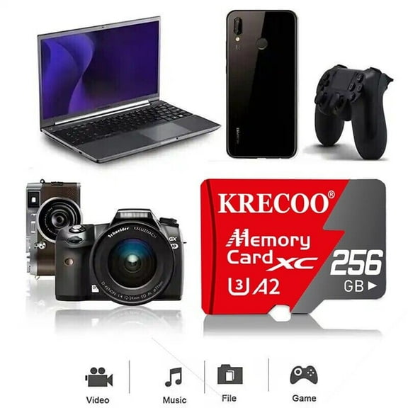 Micro SD Memory Card 256GB Flash Card SDHC SDXC Class 10 High Speed