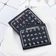 thumbnail image 2 of Juego de 12 pares de pendientes unisex con incrustaciones de diamantes de imitación, joyería sin perforaciones ------Código de producto 69929, 2 of 5