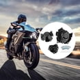 thumbnail image 4 of de cubierta del motor de motocicletas se la la adaptaciónción a 2015-2021 de repuesto, negro, premium, duradero Patrón de fibra de carbono, 4 of 7