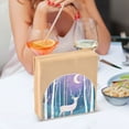 thumbnail image 3 of Yayeee Napkin Holder for Table Set of 2 Kitchen Paper Tissue Organization, Purple Night Deer, 3 of 8