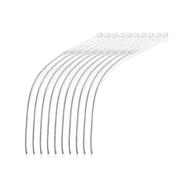 Lot de 10 Connecteurs de Pêche Extérieur Nylon Rallonge Boucles de Ligne de Mouche Accessoires Corde à Poisson Équipement Marquage Remplacement Blanc 50 Lb