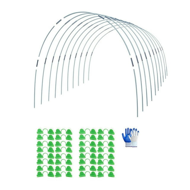 CSCHome Greenhouse Hoop Small Plant Support Rack Strong Load Bearing Polyethylene