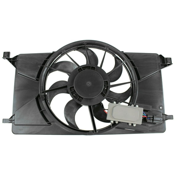 Agility Auto Parts 6010377 Dual Radiator and Condenser Fan Assembly for Ford Specific Models