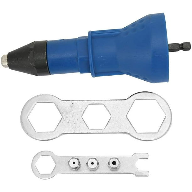 Adaptateur Riveteuse, Kit d'adaptateur de Pistolet à Riveter pour Perceuse  électrique sans Fil, Pistolet à