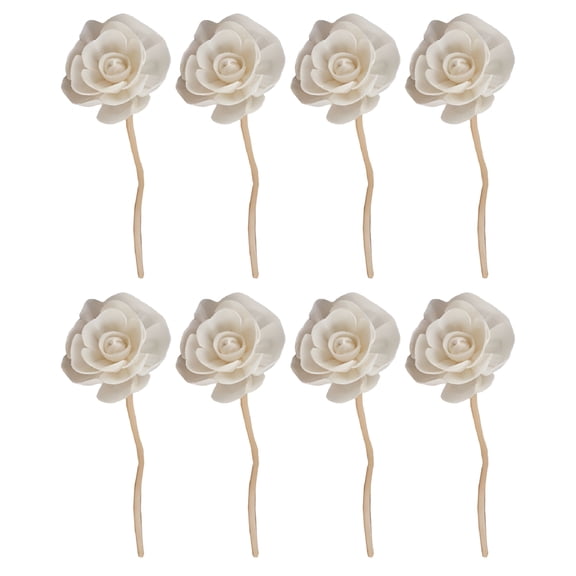 ACDANC 8pcs Diffuser Sticks Flower Natural Fragrance Reed Diffuser