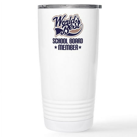 

CafePress - School Board Memb 16 Oz Stainless Steel Travel Mug - Insulated Stainless Steel Travel Tumbler 20 oz.