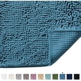 thumbnail image 1 of Acogedoras alfombras de baño de chenilla, alfombras de baño de chenilla de secado rápido para protección antideslizante y comodidad extra gruesa, 1 of 3