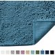 thumbnail image 1 of Alfombra de baño de chenilla, gris, lujosa, cómoda y de secado rápido, alfombrilla de baño de microfibra para el suelo del baño, antideslizante y extra absorbente, perfecta para la experiencia de spa, 1 of 3