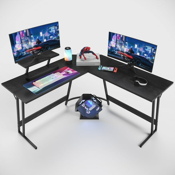 Homall LShaped Gaming Desk 51 Inch Corner Office Gaming Desk with