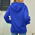 thumbnail image 2 of Jeans Grande Taille pour Femmes, Pull à Capuche Imprimé à Manches Longues et Col Rond, 2 of 4