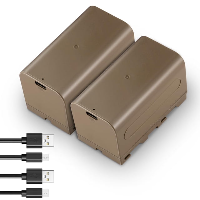 Baterías de repuesto NEEWER NP-F750 4400mAh para cámara Sony