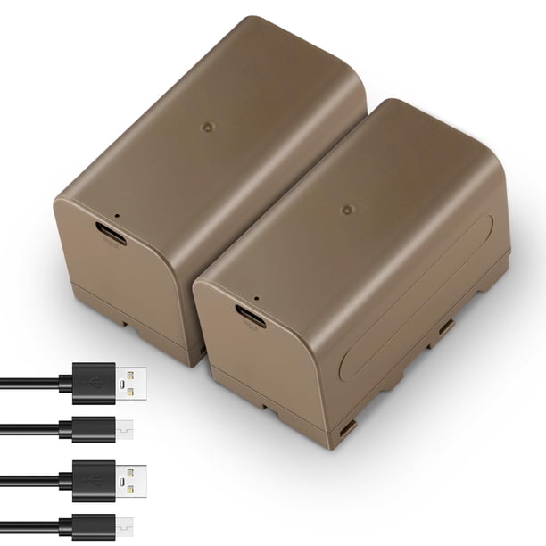 Baterías de repuesto NEEWER NP-F750 4400mAh para cámara Sony