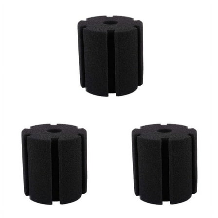 3X Aquarium Filter Biochemical Sponge Foam Replacement Black