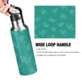 thumbnail image 4 of Insulated Stainless Steel Sports Water Bottle With Straw and Handle,Minimalist Art Style Ideal for Outdoor Use 600 ml Weaving, 4 of 7