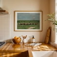 thumbnail image 2 of YOU'RE PROBABLY WONDERING WHY I GATHERED YOU ALL HERE - Spearman Texas Photography Horse Rural Landscape Nature Farmhouse Scenic Pastoral Oak Framed Wall Art Print 24 x 36 inches, 2 of 6