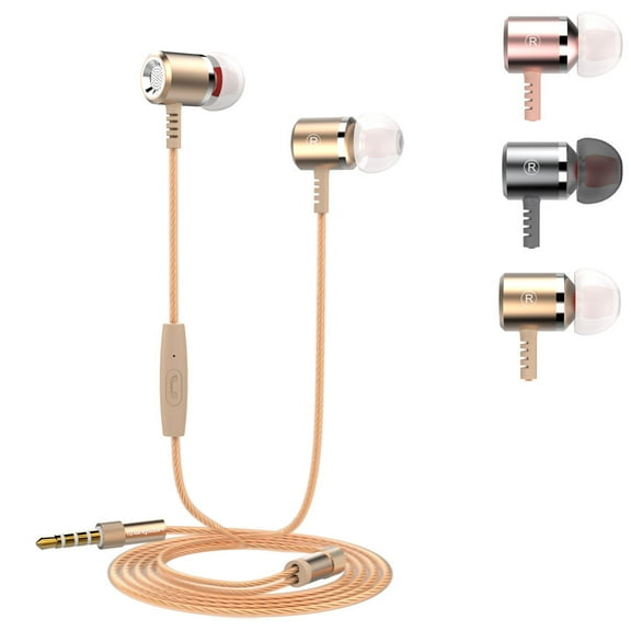 Viflosae Headphones for School Universal 3.5mm In-Ear Stereo Earbuds Earphone With Mic For Cell Phone Kids Headphones for School