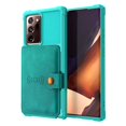 thumbnail image 2 of Mantto Back Folio Cover for Samsung Galaxy Note 20 Wallet Case, PU Leather Kickstand Credit Card Holder Slots Case, Magnetic Absorption Durable Shockproof Cover, Green, 2 of 7