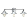 thumbnail image 2 of JONATHAN Y July 26.5" 3-light Industrial Farmhouse Metal Vanity Light, Chrome, 2 of 7