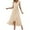 Beige-05, variant on STETMN Womens Oversized Maxi Dresses Square Neck Smocked Ruffle Sleeve Dress A Line Summer Sundress