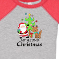 thumbnail image 4 of Inktastic My 2nd Christmas with Santa Reindeer and Tree Boys or Girls Baby Bodysuit, 4 of 5