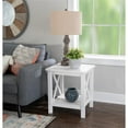 thumbnail image 2 of Riverbay Furniture Table d'Appoint en Bois, Blanc Antique, 2 of 12