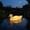 B, variant on Solar Floating Pool Light Duck Statue-Waterproof LED Floating Duck Figurine with Warm Night Light, Outdoor Pond, Garden Swimming Pool Landscape Decor