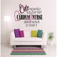 thumbnail image 1 of Family Cute enough to Stop Heart Funny Quotes & Sayings Wall Decal Decoration Cardiac Nurse Quote with Funny Heart Beat Lasts Years and Easily Removable - Size: 7 In(W) x 10 In(H), 1 of 3
