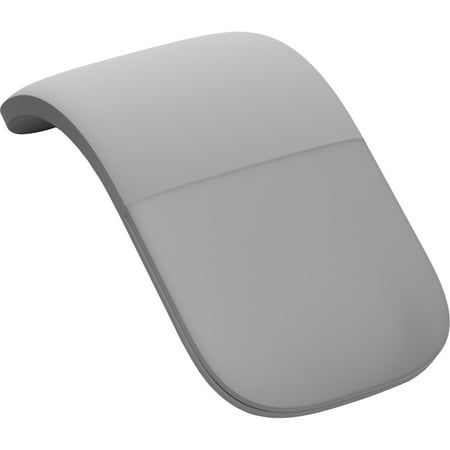Microsoft - Surface Arc Wireless BlueTrack Ambidextrous Mouse - Light Gray