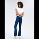 thumbnail image 5 of Leggings de Yoga de Mezclilla Ajustados con Bolsillos y Cintura Alta para Mujer Azul Medio S, 5 of 7