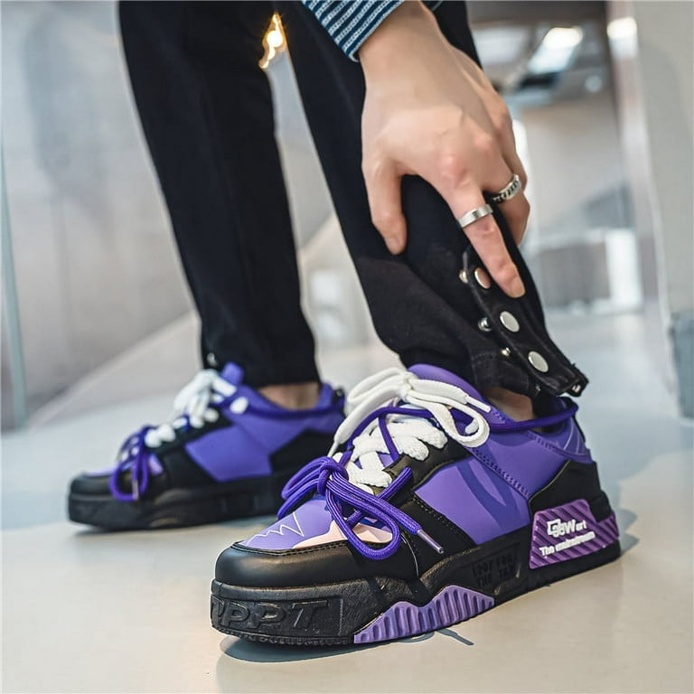 Mens purple skate shoes sale