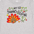thumbnail image 4 of Inktastic My First Thanksgiving Cute Turkey Boys or Girls Baby T-Shirt, 4 of 5